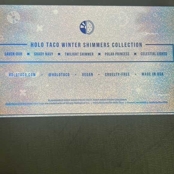 New Holo Taco Winter Shimmers Collection limited edition box set - Picture 5 of 5